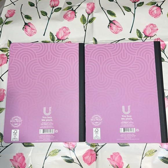 New Set of 2 U Style Glitter Festival Composition Book, 100 Sheets, College Rule - Picture 7 of 7